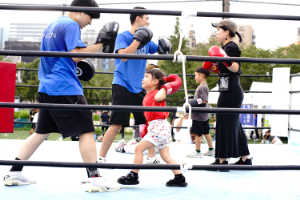 ボクシング体験（スポーツ振興課）